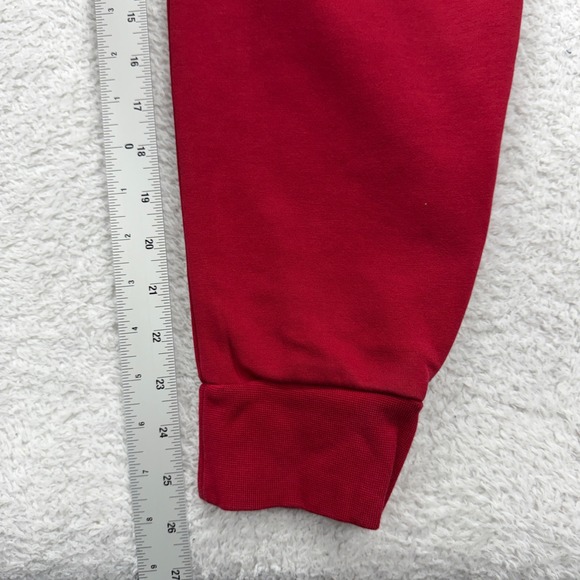 Nike Tech Fleece Jogger Pants Red Men's Size Medium Comfort Basic Sweatpants - Picture 3 of 9